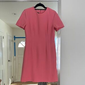 Elegant Akris Pink Short Sleeve Dress